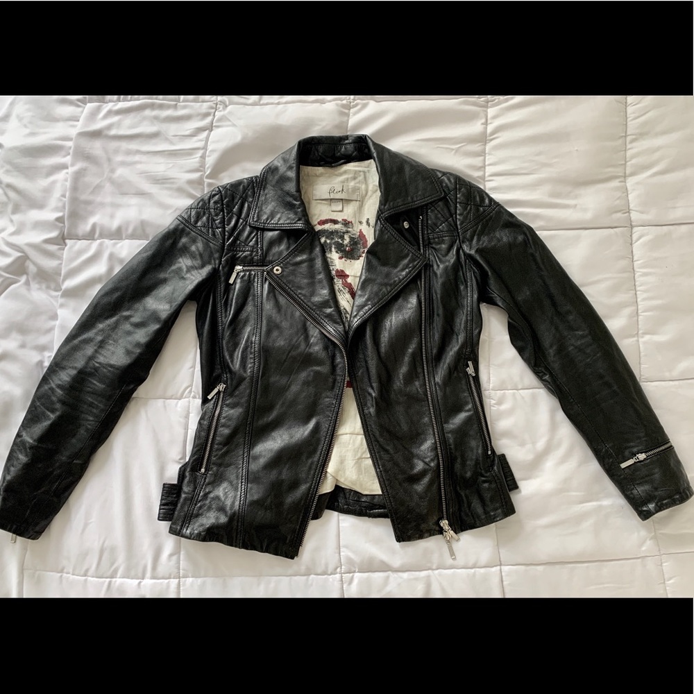 Genuine Leather Biker Jacket
